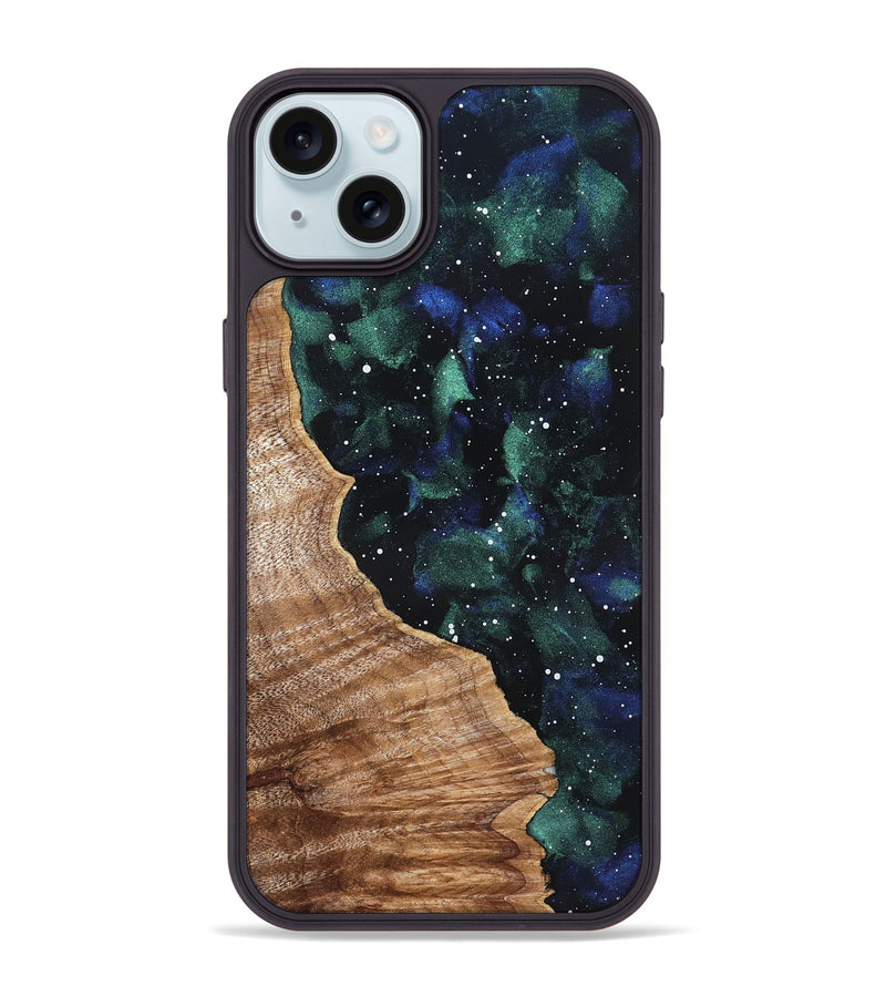 iPhone 15 Plus Wood Phone Case - Amani (Cosmos, 821999)