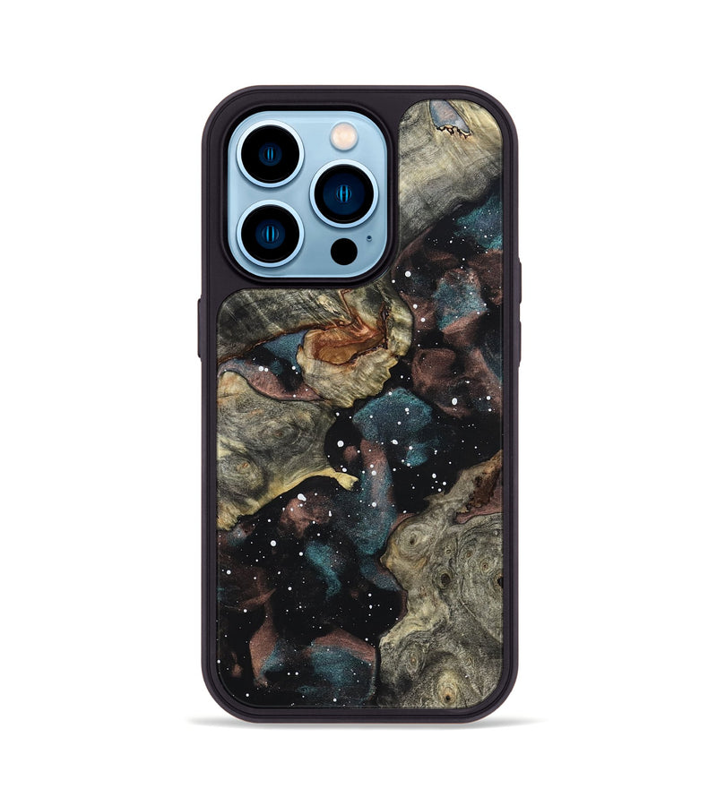 iPhone 14 Pro Wood Phone Case - Iker (Cosmos, 822002)