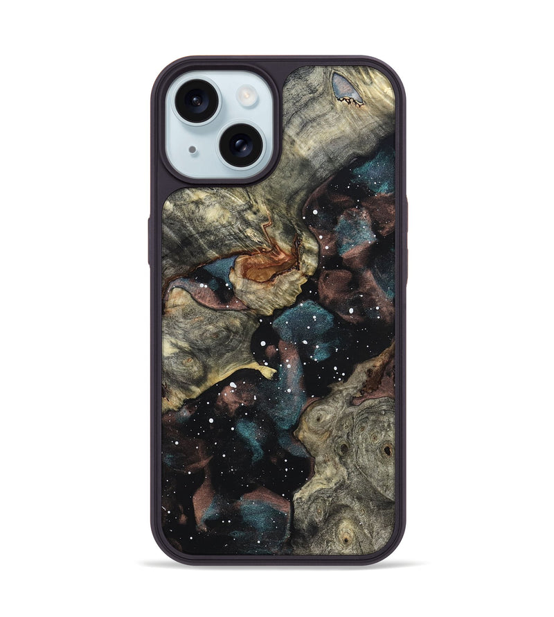 iPhone 15 Wood Phone Case - Iker (Cosmos, 822002)