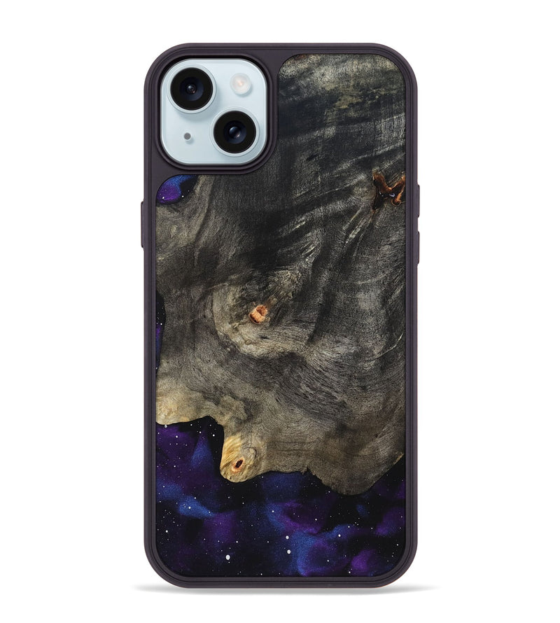iPhone 15 Plus Wood Phone Case - Etha (Cosmos, 822003)