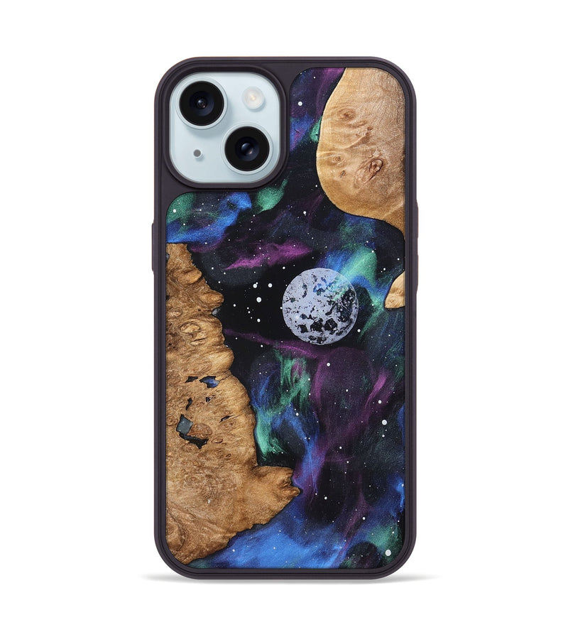 iPhone 15 Wood Phone Case - Aaden (Cosmos, 822004)