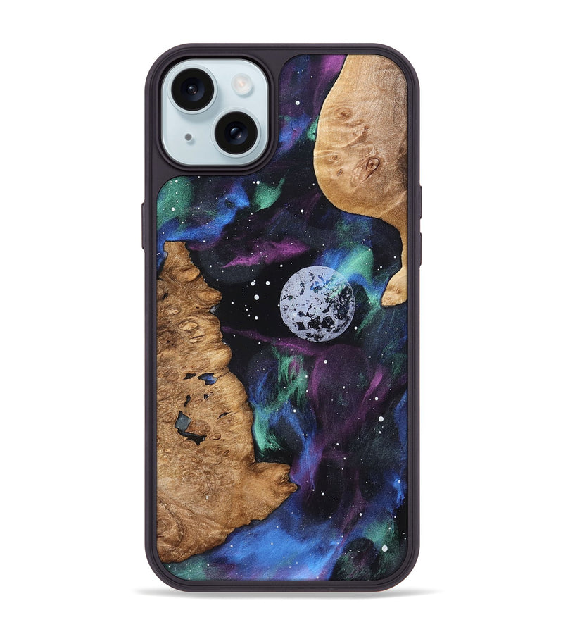 iPhone 15 Plus Wood Phone Case - Aaden (Cosmos, 822004)