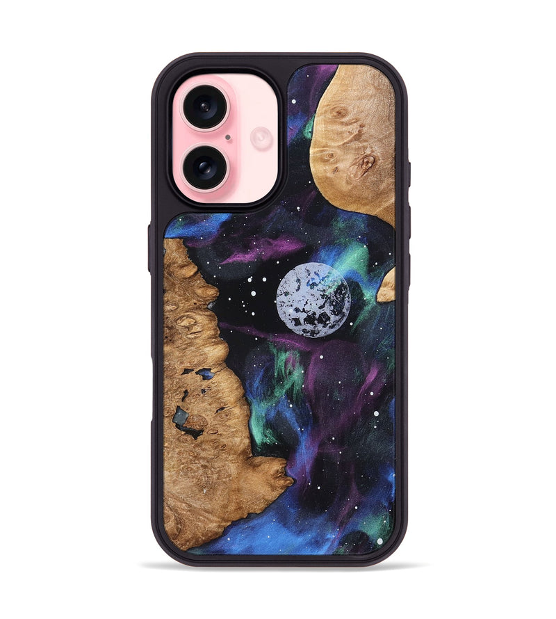 iPhone 16 Wood Phone Case - Aaden (Cosmos, 822004)