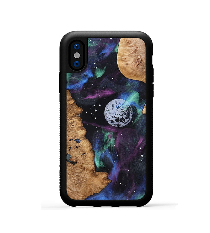 iPhone Xs Wood Phone Case - Aaden (Cosmos, 822004)