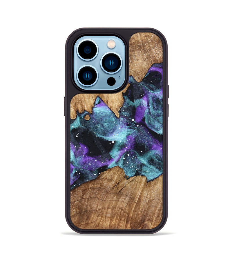 iPhone 14 Pro Wood Phone Case - Kaylie (Cosmos, 822007)