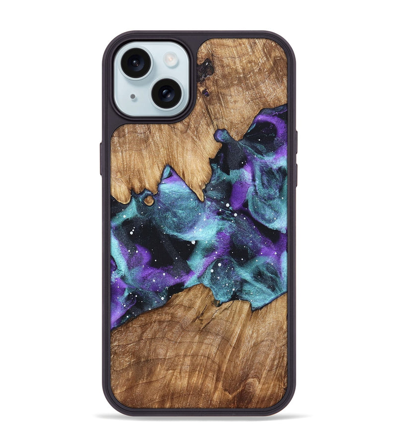 iPhone 15 Plus Wood Phone Case - Kaylie (Cosmos, 822007)