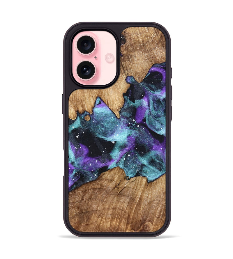 iPhone 16 Wood Phone Case - Kaylie (Cosmos, 822007)