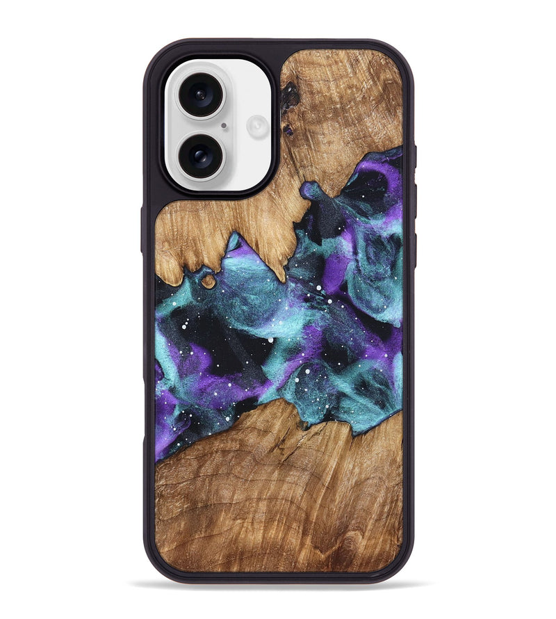 iPhone 16 Plus Wood Phone Case - Kaylie (Cosmos, 822007)