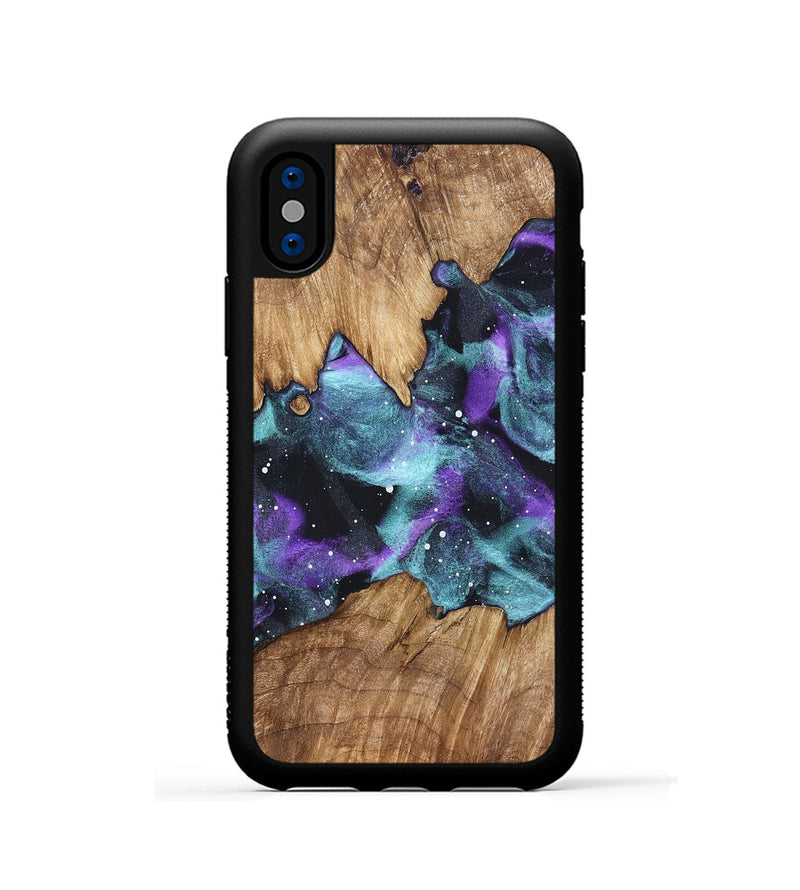iPhone Xs Wood Phone Case - Kaylie (Cosmos, 822007)