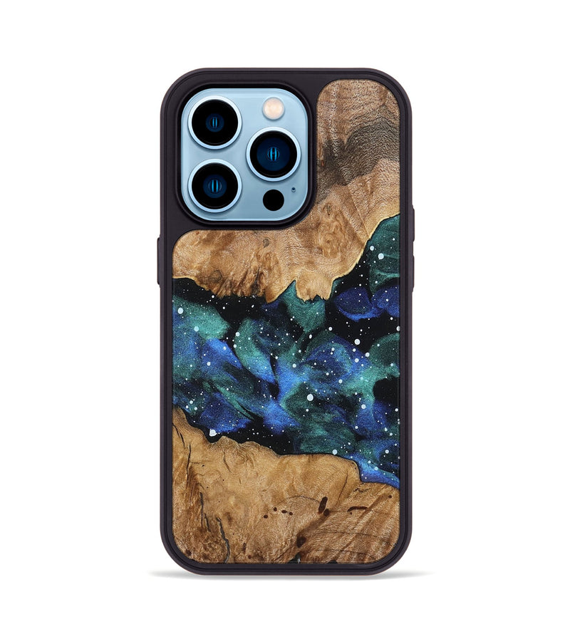 iPhone 14 Pro Wood Phone Case - Sherita (Cosmos, 822013)