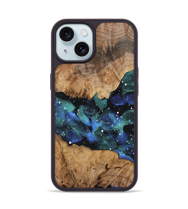 iPhone 15 Wood Phone Case - Sherita (Cosmos, 822013)