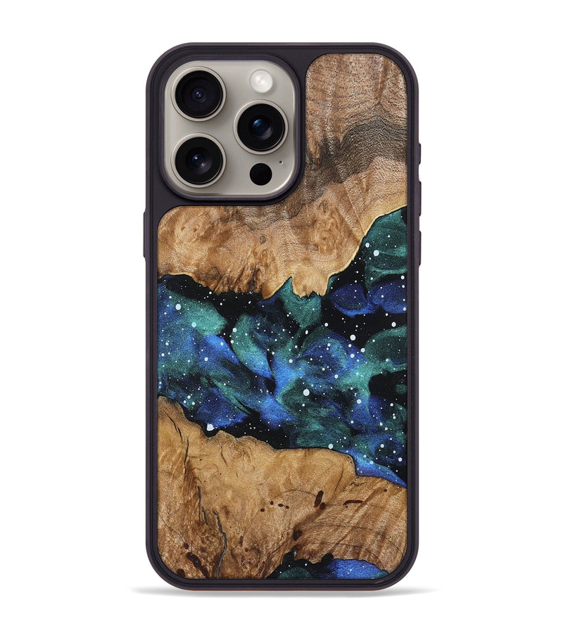 iPhone 15 Pro Max Wood Phone Case - Sherita (Cosmos, 822013)