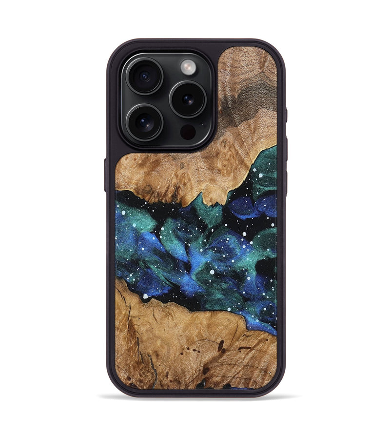 iPhone 15 Pro Wood Phone Case - Sherita (Cosmos, 822013)