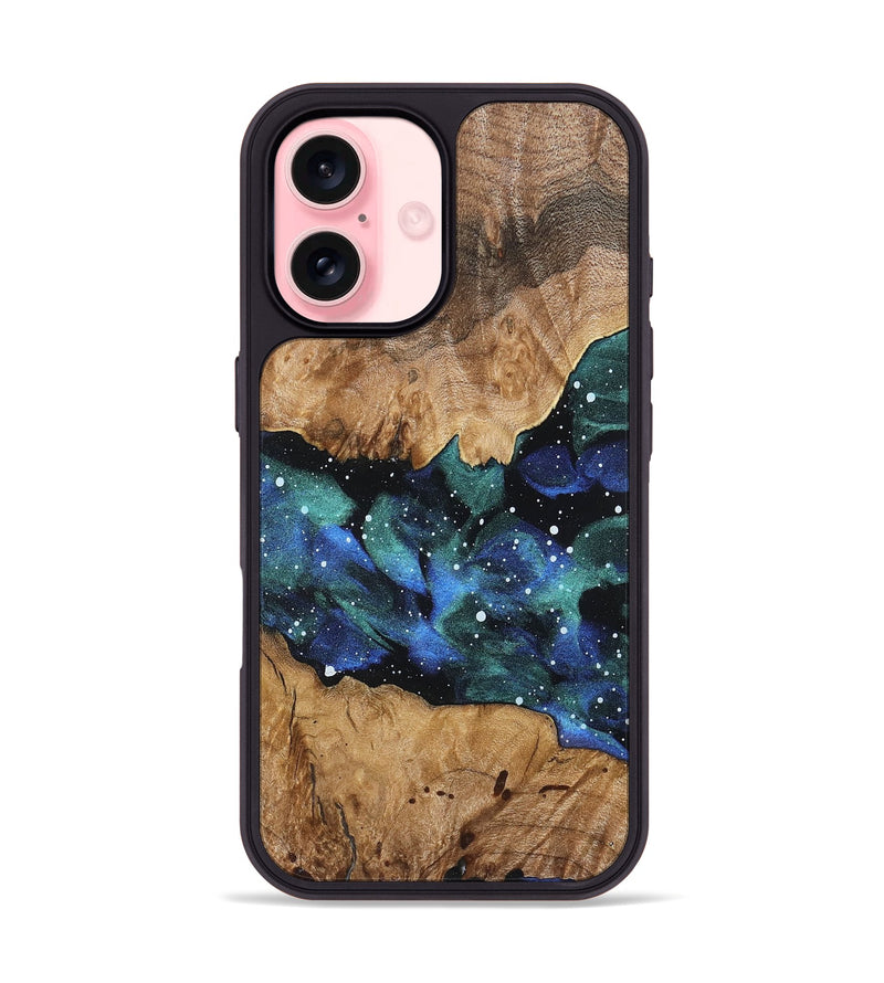 iPhone 16 Wood Phone Case - Sherita (Cosmos, 822013)