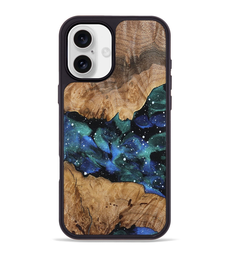 iPhone 16 Plus Wood Phone Case - Sherita (Cosmos, 822013)
