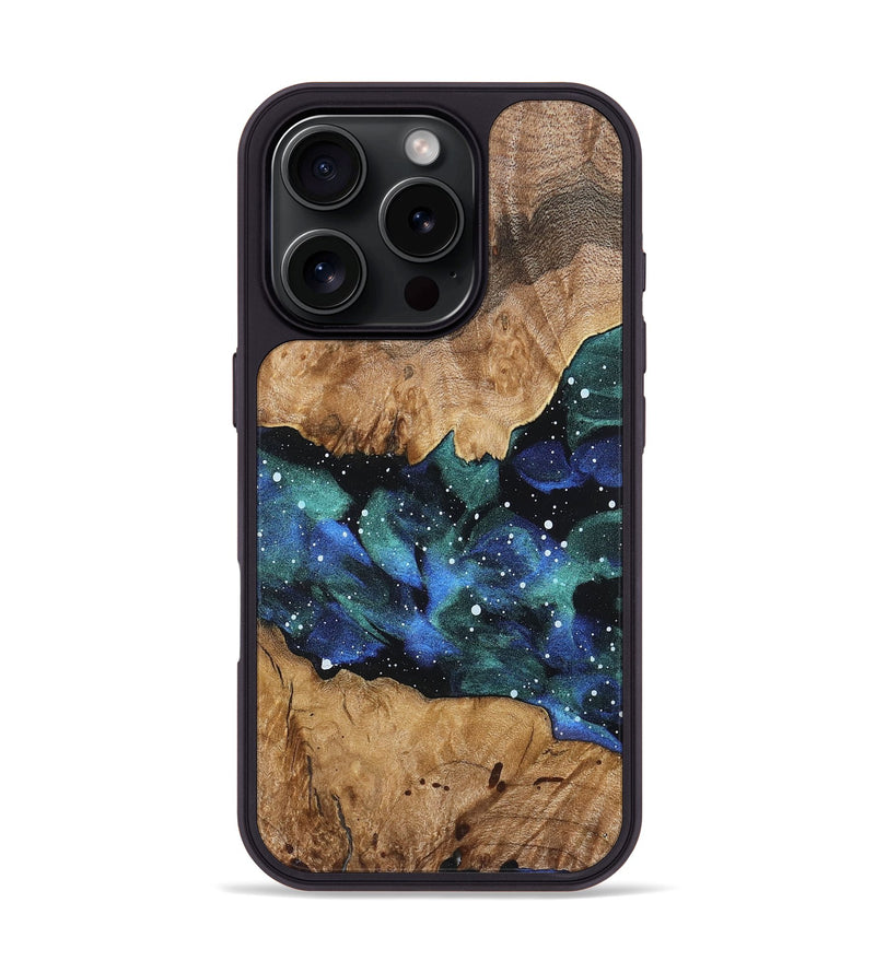 iPhone 16 Pro Wood Phone Case - Sherita (Cosmos, 822013)