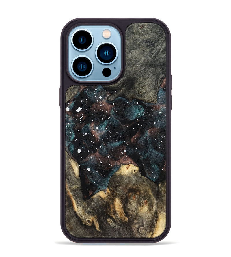 iPhone 14 Pro Max Wood Phone Case - Geo (Cosmos, 822018)