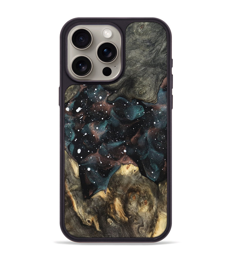 iPhone 15 Pro Max Wood Phone Case - Geo (Cosmos, 822018)