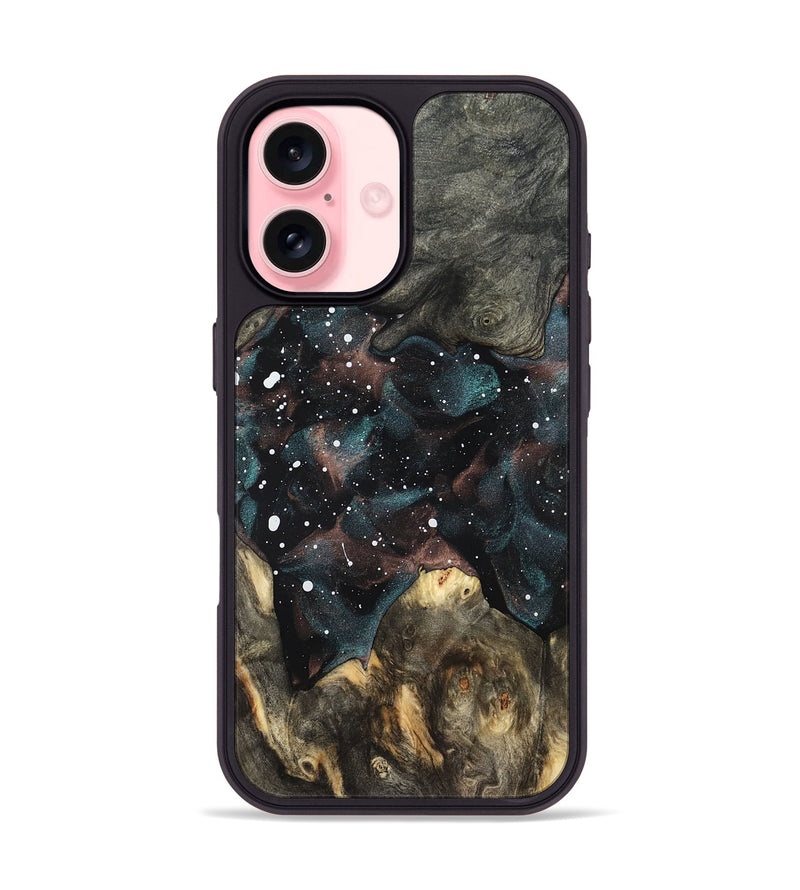 iPhone 16 Wood Phone Case - Geo (Cosmos, 822018)
