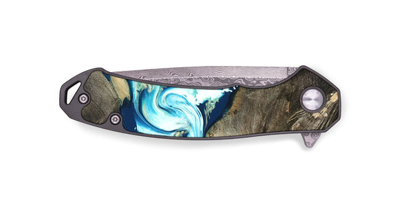 EDC Wood Pocket Knife - Tayler (Blue, 822026)