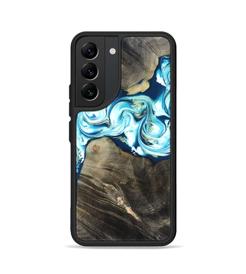 Galaxy S22 Wood Phone Case - Tayler (Blue, 822026)