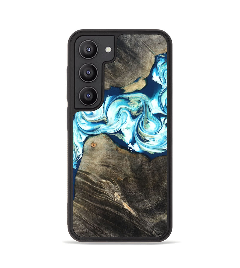 Galaxy S23 Wood Phone Case - Tayler (Blue, 822026)