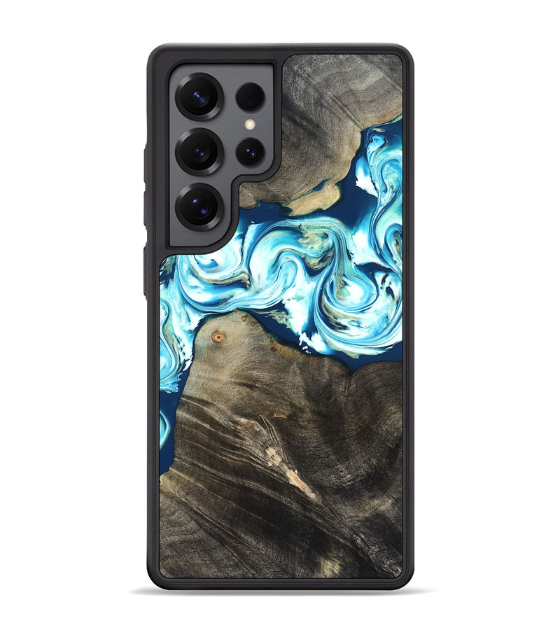 Galaxy S25 Ultra Wood Phone Case - Tayler (Blue, 822026)