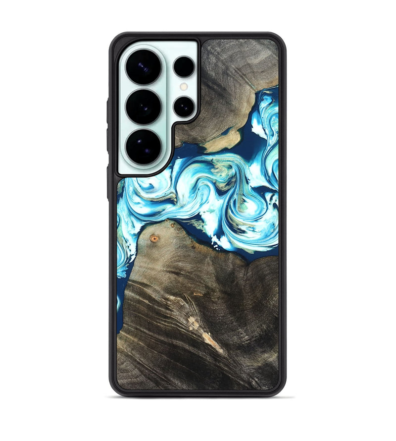Galaxy S26 Ultra Wood Phone Case - Tayler (Blue, 822026)