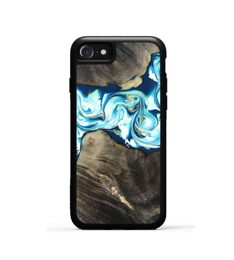 iPhone SE Wood Phone Case - Tayler (Blue, 822026)