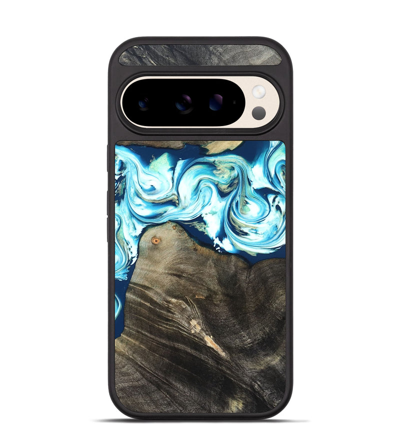 Pixel 10 Wood Phone Case - Tayler (Blue, 822026)