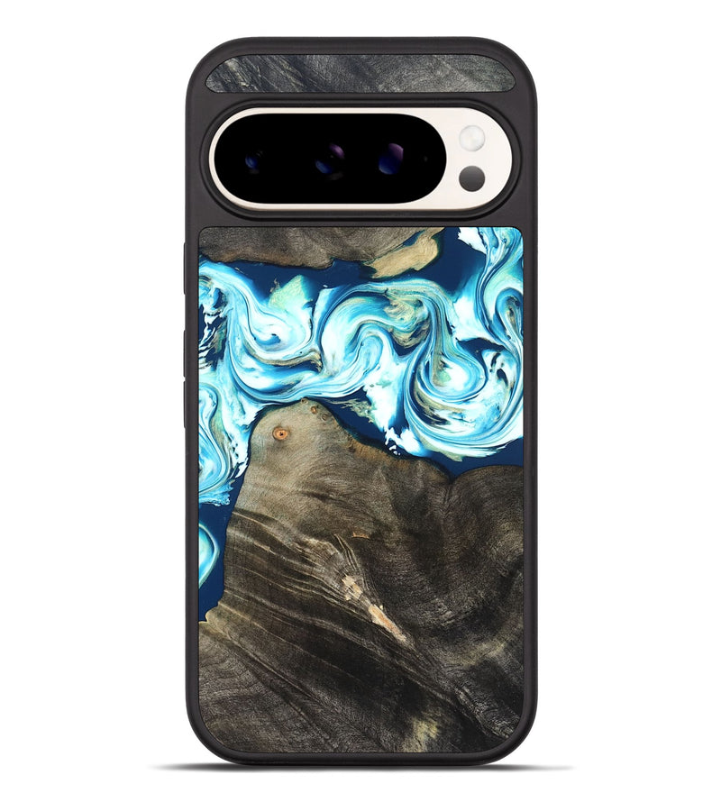 Pixel 10 Pro XL Wood Phone Case - Tayler (Blue, 822026)