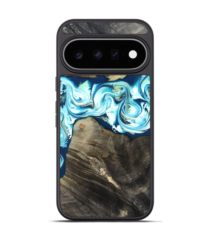 Pixel 11 Pro Wood Phone Case - Tayler (Blue, 822026)