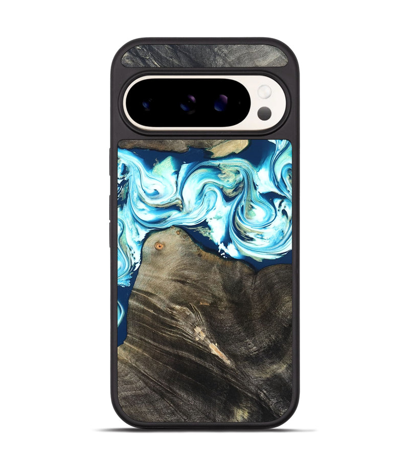 Pixel 9 Pro Wood Phone Case - Tayler (Blue, 822026)