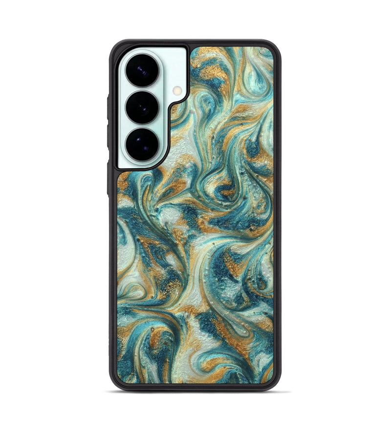 Galaxy S26 Plus ResinArt Phone Case - Alison (Teal & Gold, 822033)