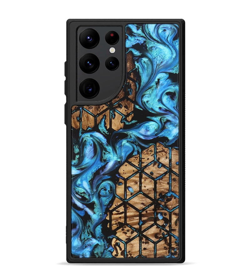 Galaxy S22 Ultra Wood Phone Case - Heath (Pattern, 822039)