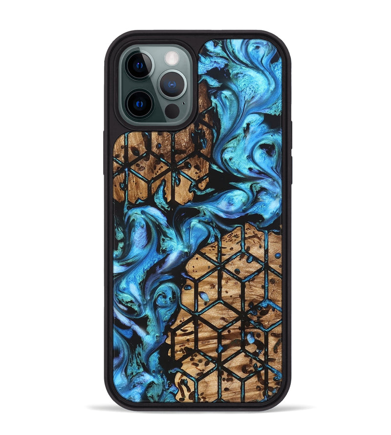 iPhone 12 Pro Max Wood Phone Case - Heath (Pattern, 822039)