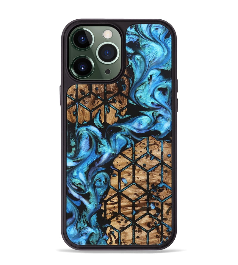 iPhone 13 Pro Max Wood Phone Case - Heath (Pattern, 822039)