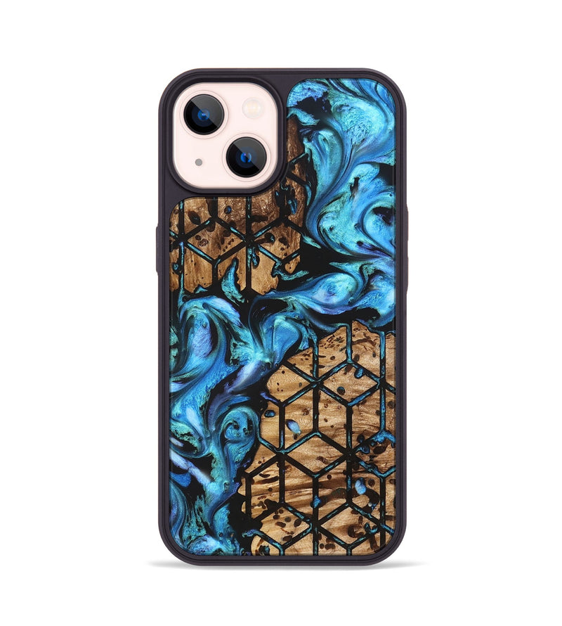 iPhone 14 Wood Phone Case - Heath (Pattern, 822039)