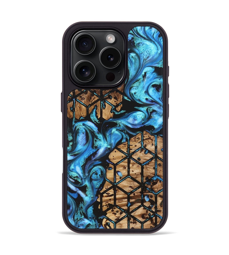iPhone 16 Pro Wood Phone Case - Heath (Pattern, 822039)
