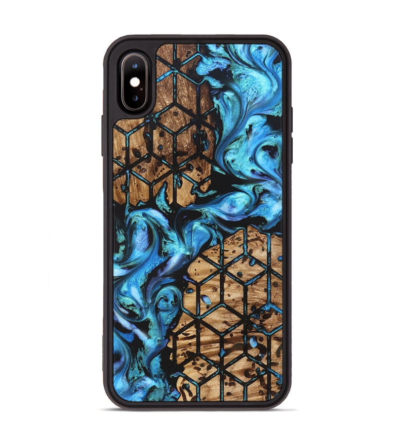 iPhone Xs Max Wood Phone Case - Heath (Pattern, 822039)