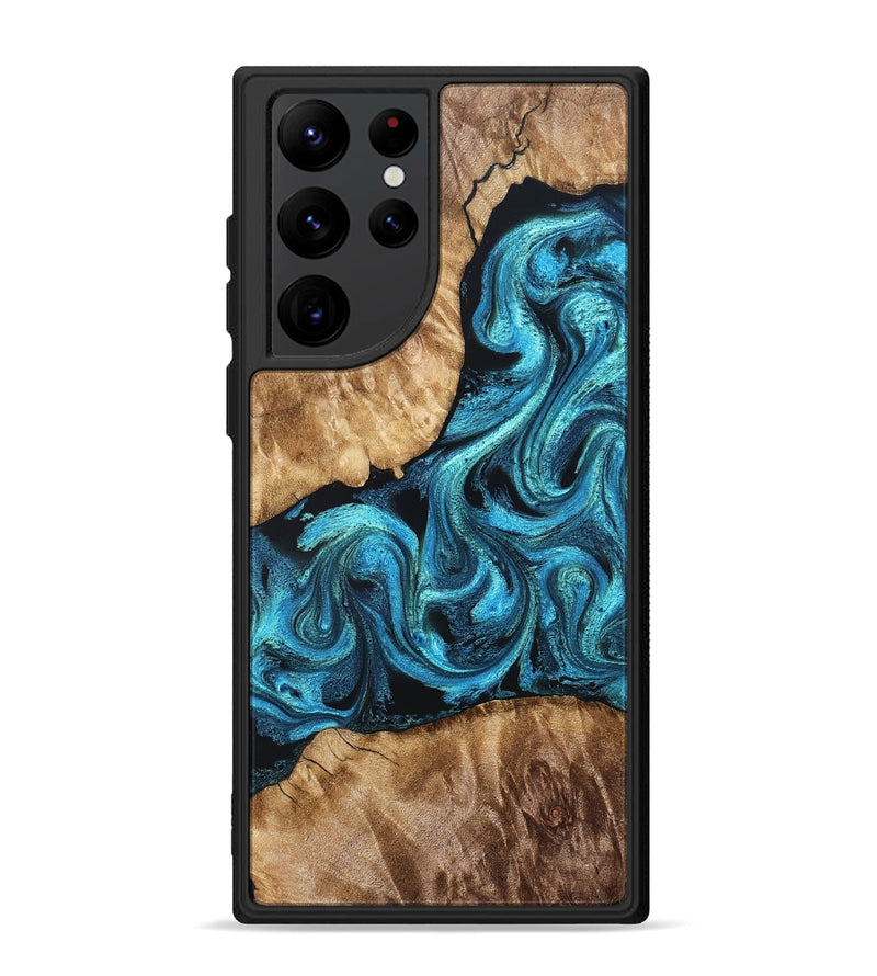 Galaxy S22 Ultra Wood Phone Case - Adelard (Blue, 822041)