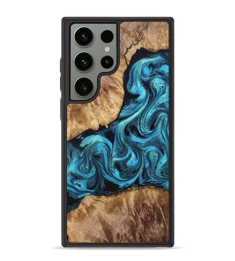 Galaxy S23 Ultra Wood Phone Case - Adelard (Blue, 822041)