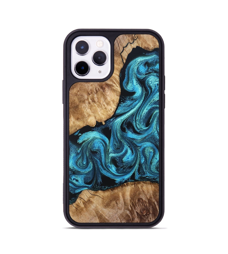 iPhone 11 Pro Wood Phone Case - Adelard (Blue, 822041)