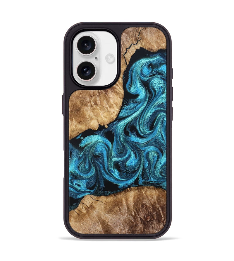 iPhone 17 Wood Phone Case - Adelard (Blue, 822041)