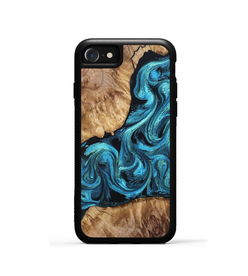 iPhone SE Wood Phone Case - Adelard (Blue, 822041)