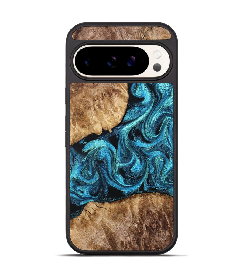 Pixel 9 Pro Wood Phone Case - Adelard (Blue, 822041)
