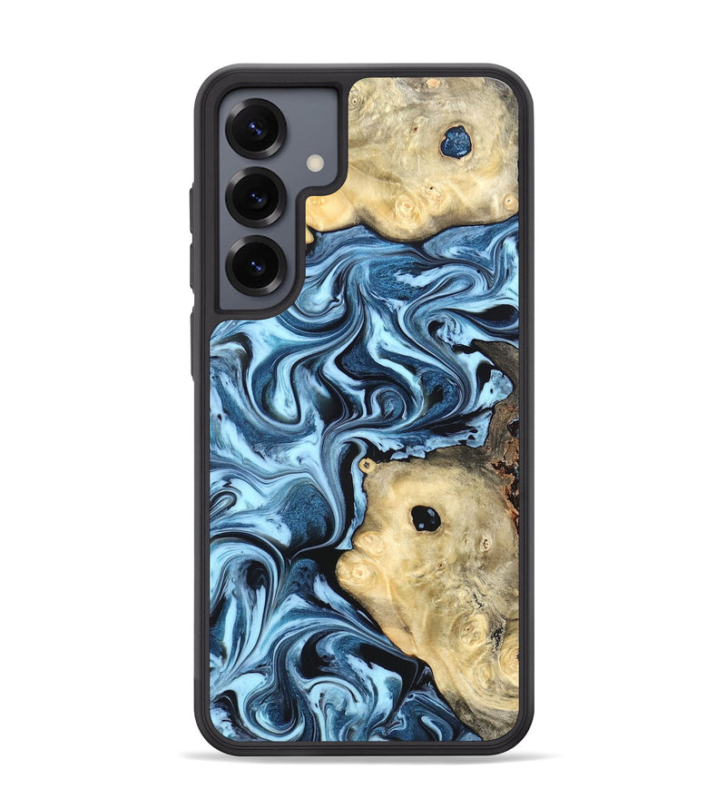 Galaxy S25 Plus Wood Phone Case - Robert (Blue, 822042)