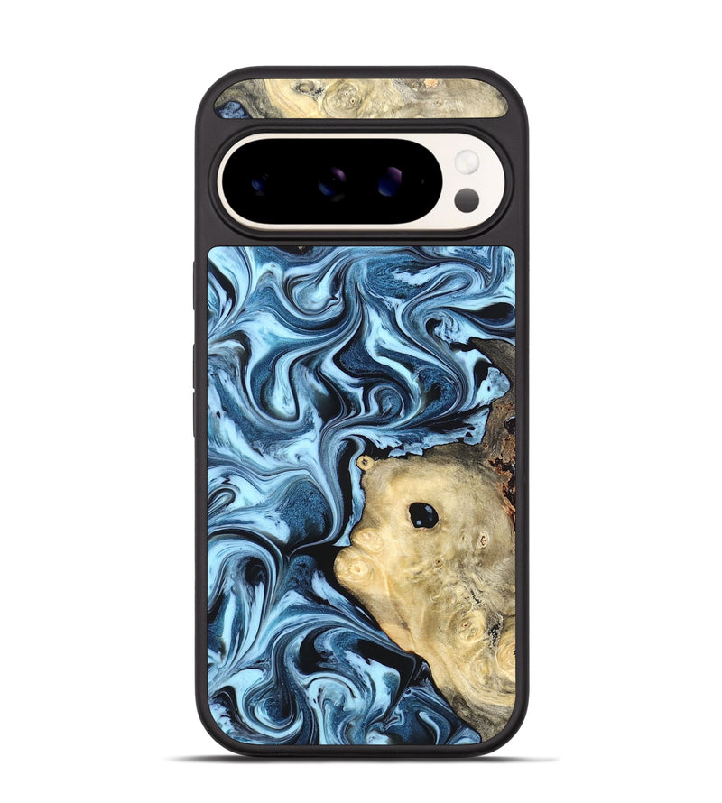 Pixel 9 Pro Wood Phone Case - Robert (Blue, 822042)
