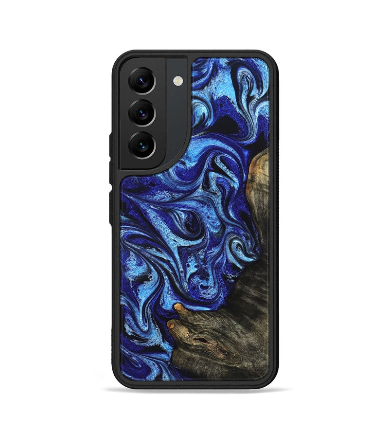 Galaxy S22 Wood Phone Case - Wren (Blue, 822043)