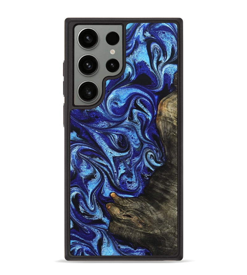 Galaxy S23 Ultra Wood Phone Case - Wren (Blue, 822043)